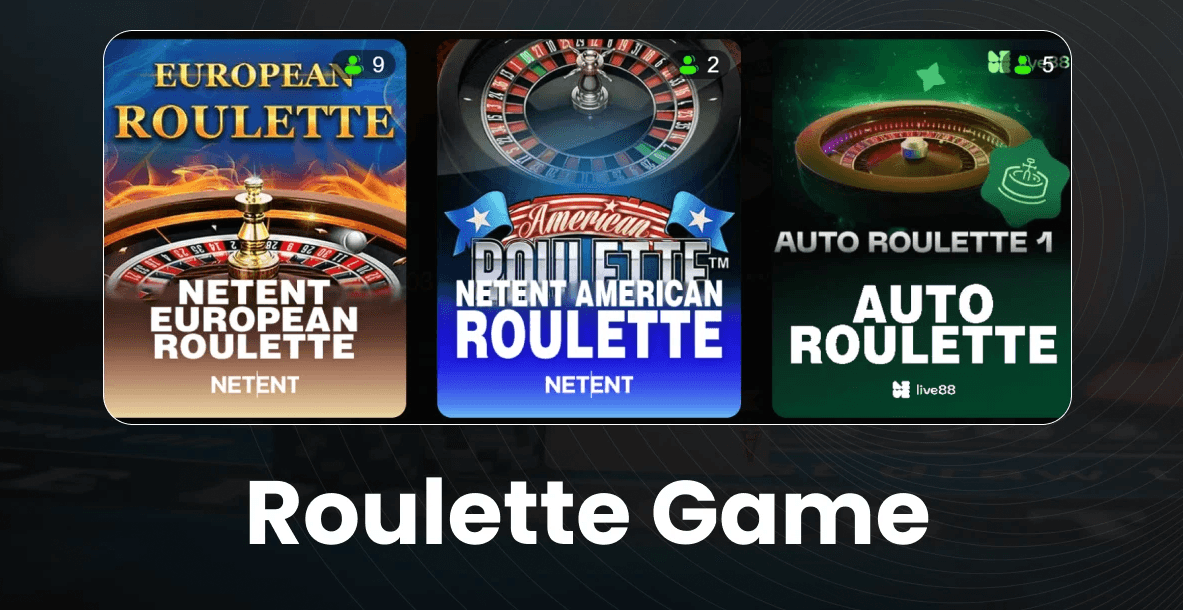 Roulette game catalogue artwork