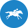 Horse racing icon from Indibet
