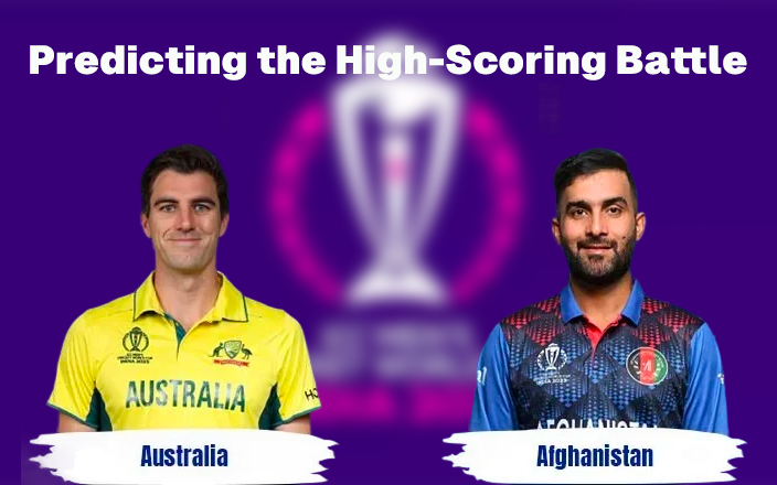 High Score Extravaganza or Low Scoring Duel? Predicting Australia vs Afghanistan ICC World Cup 2023