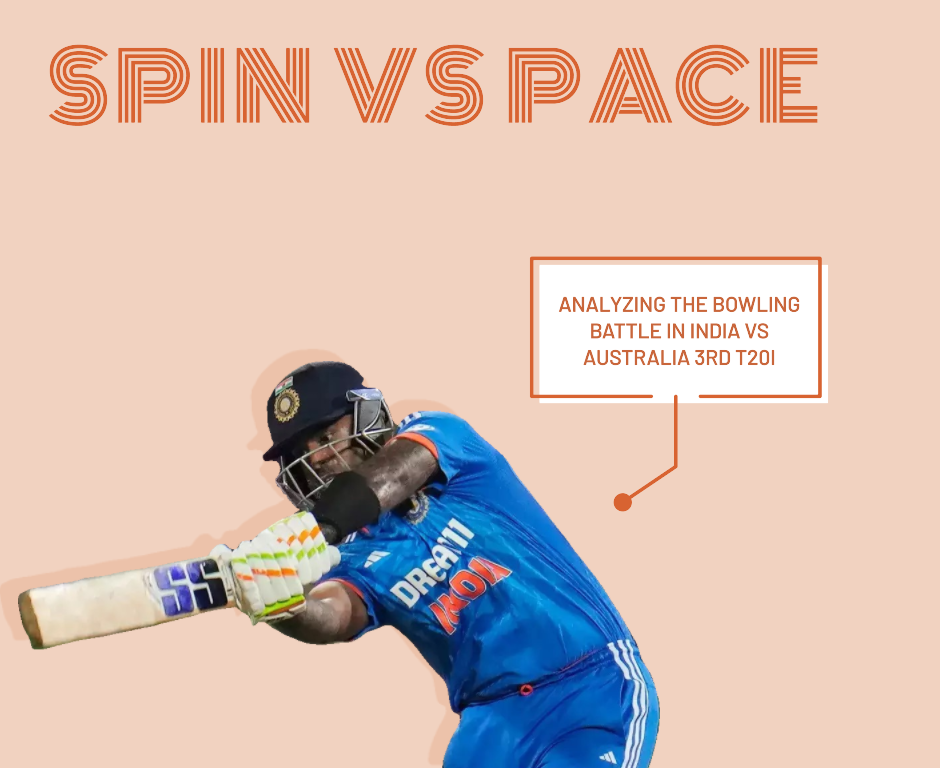 Spin vs Pace: Analyzing the Bowling Battle in India vs Australia 3rd T20I