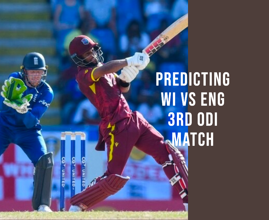 Wicket Wizards or Batting Maestros? Predicting WI vs ENG 3rd ODI Match
