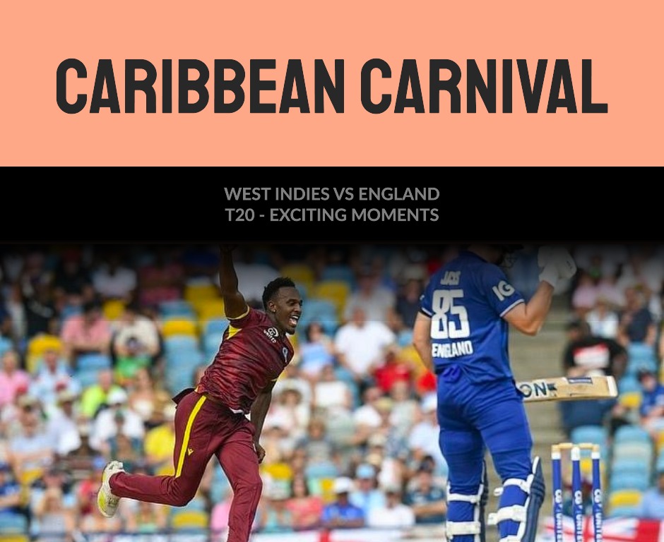 West Indies vs England T20 - Exciting Moments