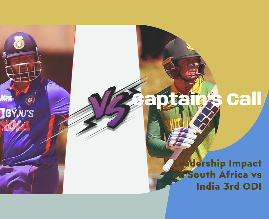Captain's Call: Leadership Impact on South Africa vs India 3rd ODI