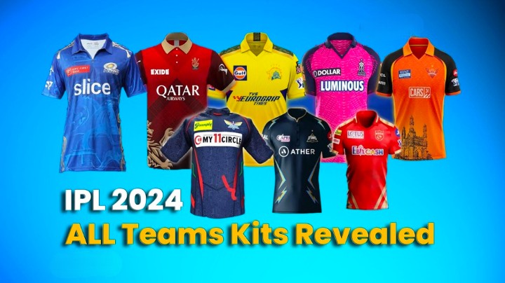 IPL 2024 Jerseys & Kits: All Teams IPL Jersey 2024 & Sponsors