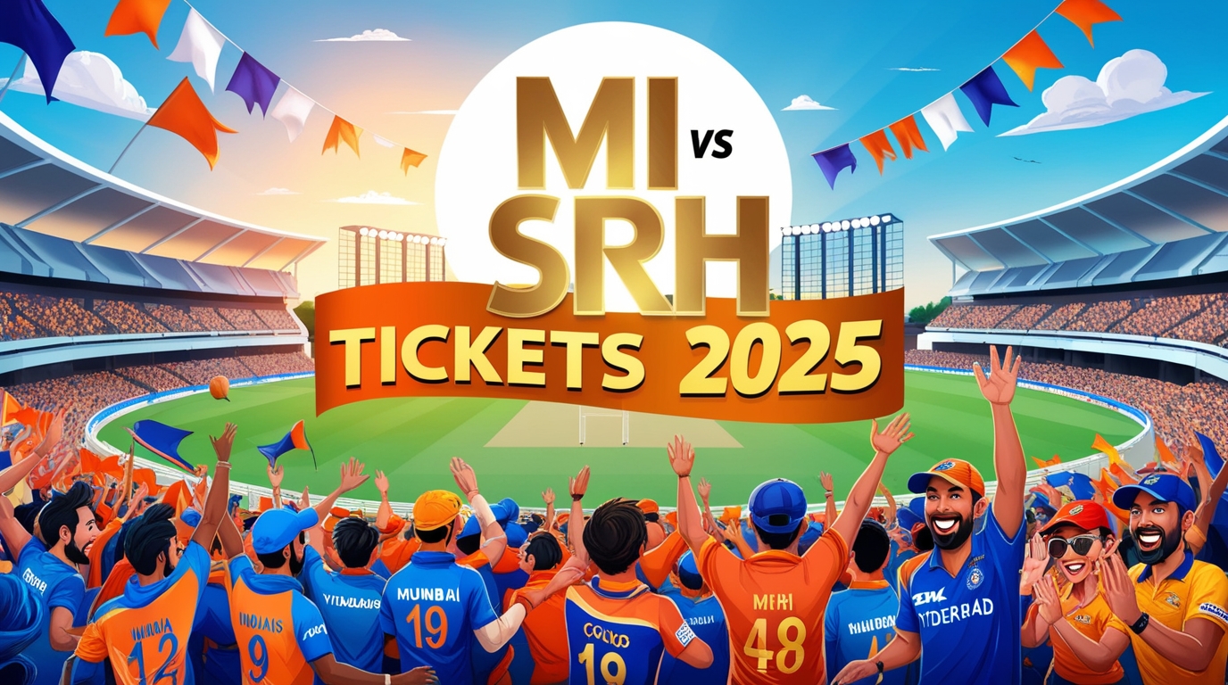 How to Buy MI vs SRH Tickets 2025?