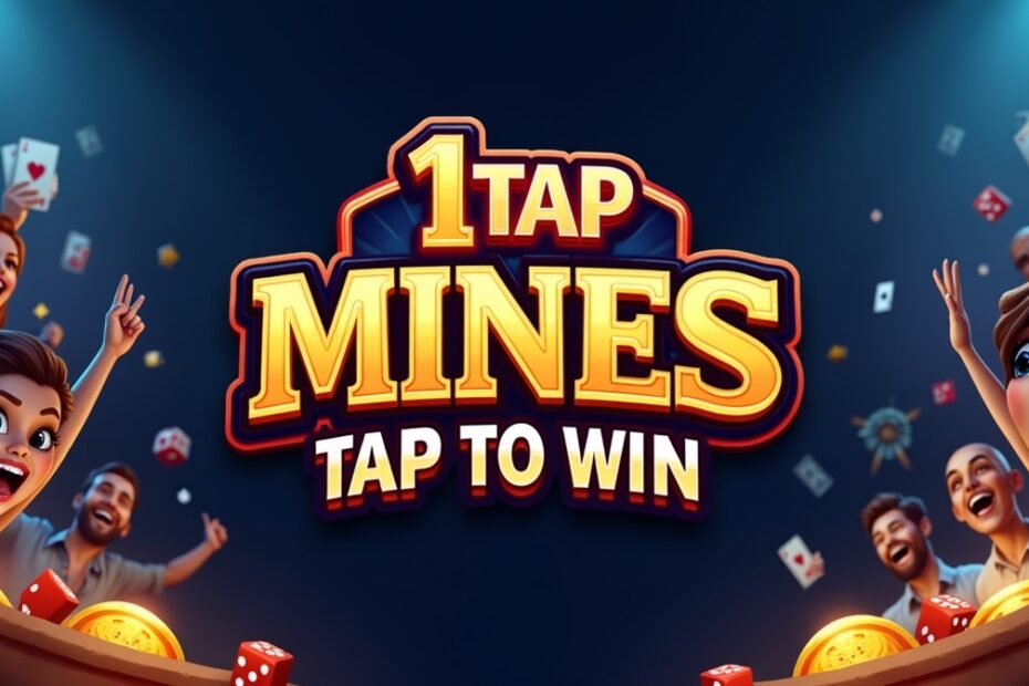 Flux_Dev_Create_a_vibrant_and_eyecatching_image_for_the_1Tap_M_3 1 tap mines Indibet Betting and Casino