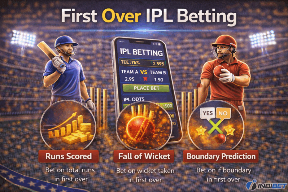first over ipl betting Indibet Betting and Casino