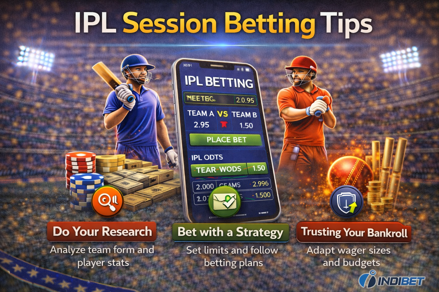 IPL Session Betting Tips – How to Bet Smart in Session Markets